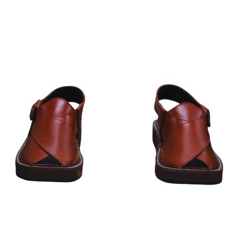 HANDMADE PESHAWARI CHAPPAL KAPTAN | MUSTERED ROUND