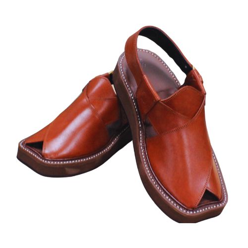 HANDMADE PESHAWARI CHAPPAL KAPTAN | MUSTERED ROUND