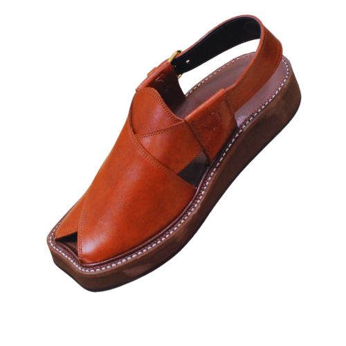 HANDMADE PESHAWARI CHAPPAL KAPTAN | MUSTERED ROUND