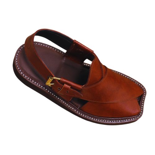 HANDMADE PESHAWARI CHAPPAL KAPTAN | MUSTERED ROUND