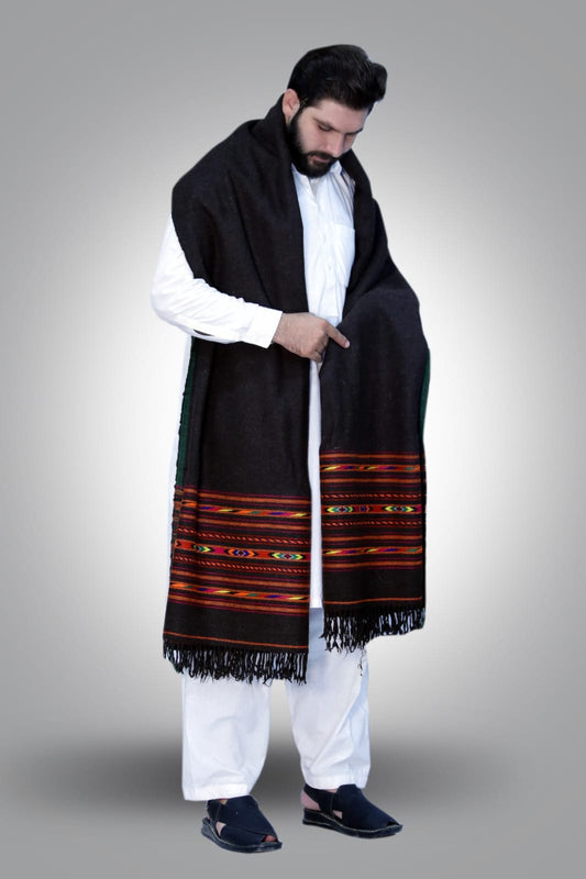 Khyber Craft Islampur Swati Men Shawls - 72 Wool