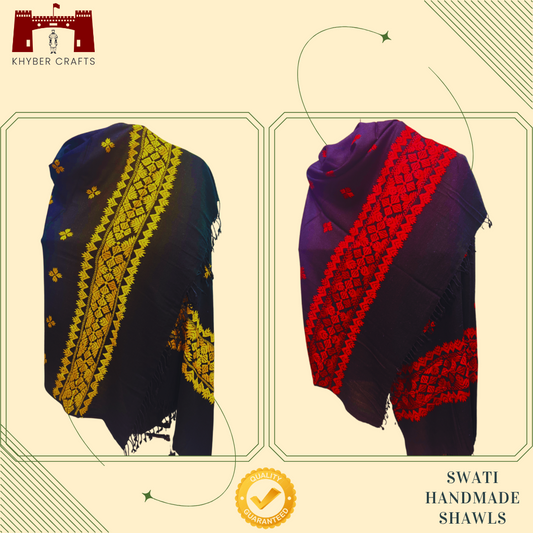 SWATI HAND EMBROIDERY LADIES SHAWLS